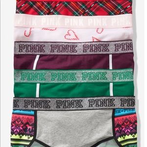 Set of 5 holiday edition logo boy short